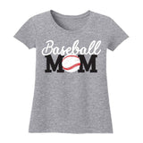 Baseball Girl Shirt Mommy Me Heather Gray