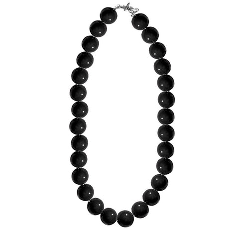 Black Gumball Necklace Adult