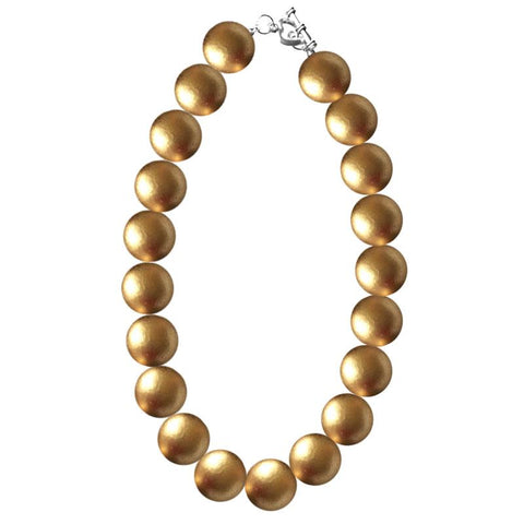 Gold Necklace Gumball Chunky
