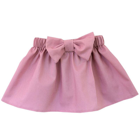 Mauve Pink Skirt Bow