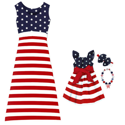 Stars And Stripes Mommy Dress