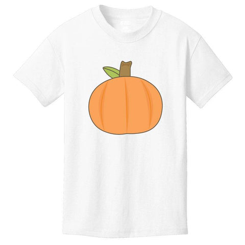 Thanksgiving Pumpkin Shirt Boy White